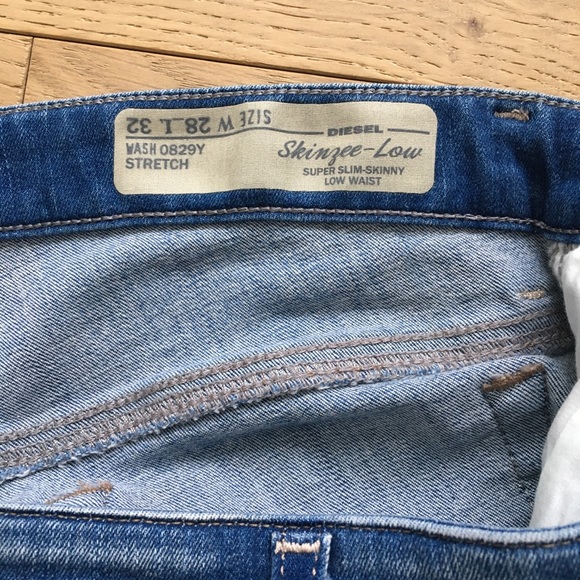 Diesel Skinzee-low stretch jeans - Picture 4 of 5